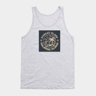 Siargao.Island Tourist spot Logo Design Tank Top